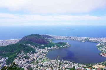 Obraz premium View from Sugarloaf Mountain in Rio de Janeiro
