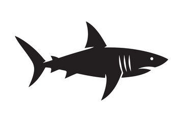 Fototapeta premium shark silhouette