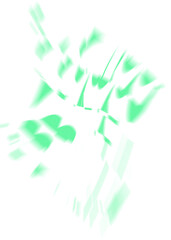 An abstract transparent iridescent color blur design element.