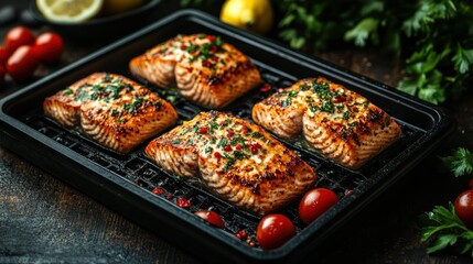 Delicious Grilled Salmon Fillets