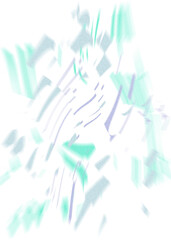 An abstract transparent iridescent color blur design element.