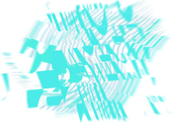An abstract transparent iridescent color blur design element.