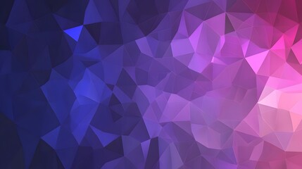 Obraz premium Abstract Purple and Blue Low Poly Background Geometric Triangles Design