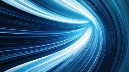 Experience the dynamic swirl of colors and lines in this highspeed abstract illustration, perfect for modern tech themes.