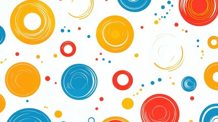 Eyecatching abstract circles with clean, colorful animation perfect for engaging business presentations and modern designs.
