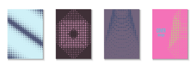 Book Pattern Set. Cool Circles In Minimal Layout. Linear Frame With Geometric Design. Dot Flyer. Minimalist Graphic Texture. Geometric Music Template. Trendy Book Pattern