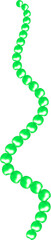 Green Beads String for Mardi Gras Decoration