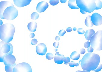 淡い水色のフレーム背景素材