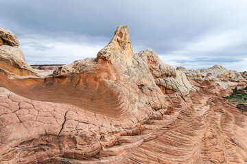 Dramatic rock formations at White Pocket, Arizona, USA