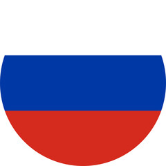 russia circle flag icon