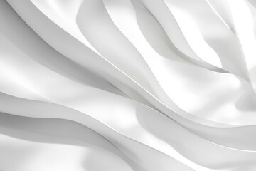 Obraz premium White wavy lines are creating an abstract background design, perfect for websites, presentations, or any project needing a touch of modern elegance