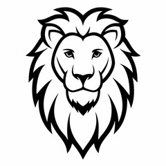 lion head vector