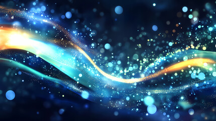 Obraz premium Midnight pulse abstract background. Midnight Wave. Illustration