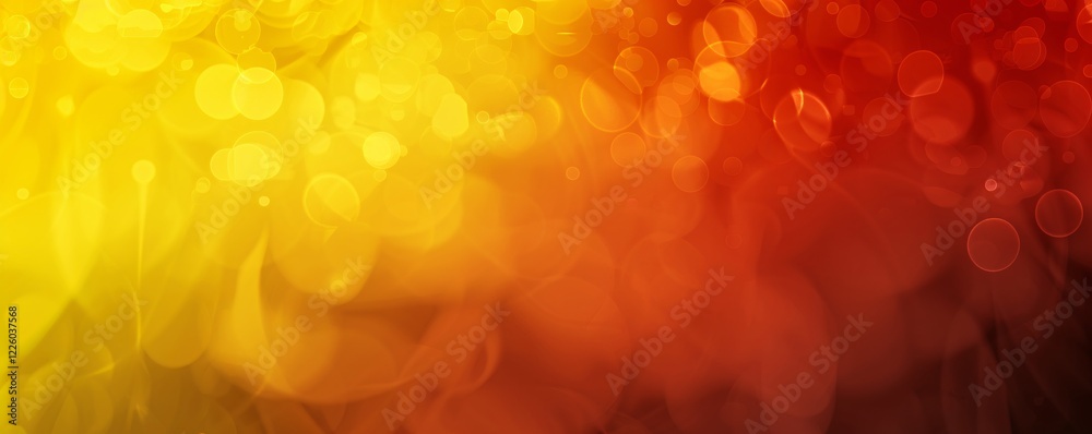 Aufkleber Fiery color gradient abstract background, ideal for adding warmth to any project