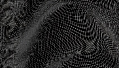 Elegant Gray Outline Seamless Pattern Minimalist Artistry with Intricate Detail and Precision