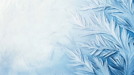 Smooth frozen ice texture with soft focus and abstract cool blue winter background for design 31