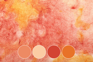 Texture of painted paper, closeup