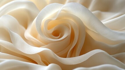 Obraz premium Creamy Silk Rose: A Textural Delight