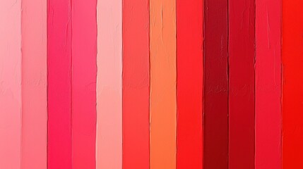 Colorful Vertical Stripes of Various Shades of Pink and Red