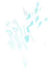 Obraz premium An abstract transparent iridescent color blur design element.