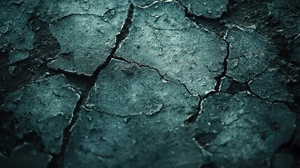 Obraz premium Cracked earth texture, drought, field, dark, background, design
