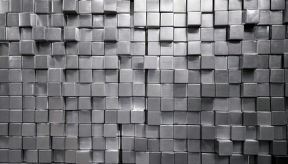 Stunning Semigloss Mosaic Wall featuring Concrete Tiles in a Geometric Pattern, Showcasing Elegance and Textured Artistry, Perfect for Modern Interior Design or Architectural Projects.