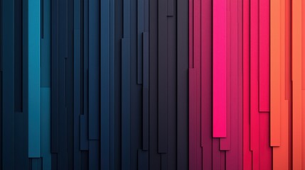 Abstract Colorful Vertical Stripes Pattern for Modern Design Projects