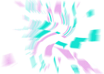 An abstract transparent iridescent color blur design element.