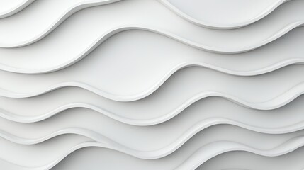 Abstract White Wave Pattern Design for Modern Backgrounds