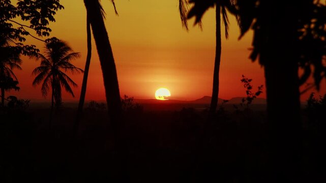 paisagens com por do sol no nordeste 
