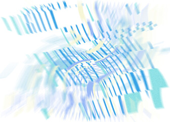 An abstract transparent iridescent color blur design element.