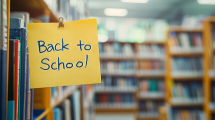 Library-based back to school fair focusing on educational books, learning, and development
