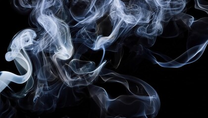 Fototapeta premium Vibrant, Intense Abstraction Seamless Black Backdrop Enveloped by Swirling Steam Texture, Portraying a Mysterious and Energetic Ambiance.