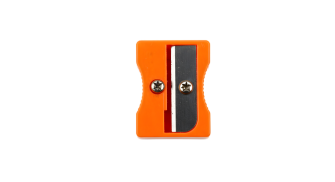Pencil Sharpener Isolated on White Background. PNG,.,,