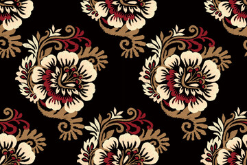 Flowers seamless pattern vector illustration 