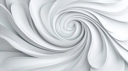 Abstract white swirl, vortex design, background texture, graphic design element