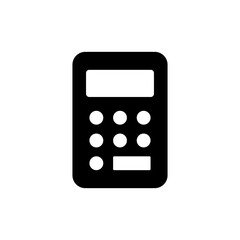 Calculator icon vector illustration. Accounting calculator sign and symbol.