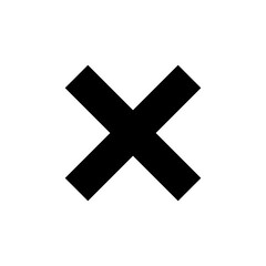 Obraz premium Close icon vector illustration. Delete sign and symbol. cross sign