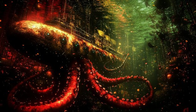 An iconic moment from Jules Verne's 20,000 Leagues Under the Sea comes to life.