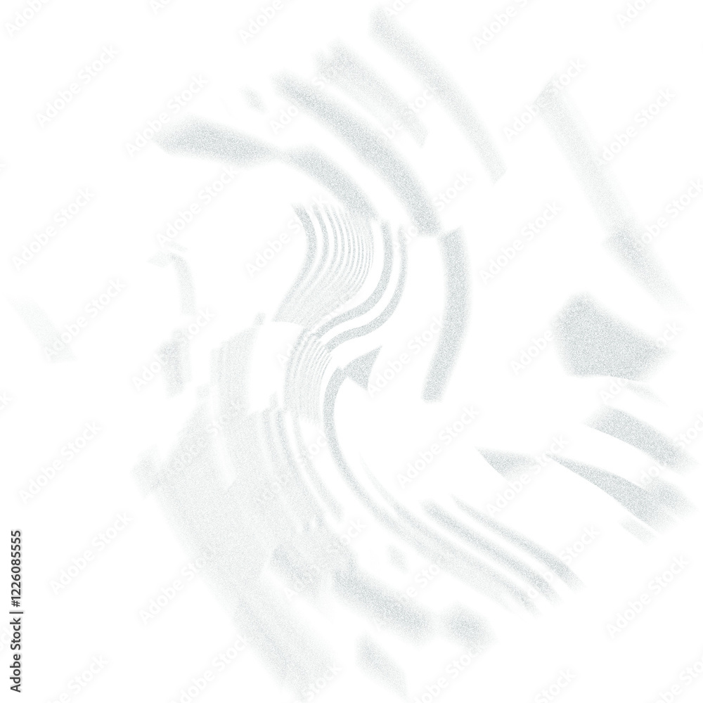 Wall mural an abstract transparent iridescent color blur design element.