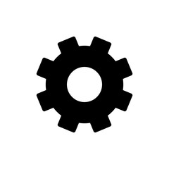 setting Icon vector illustration. Cog settings sign and symbol. Gear Sign