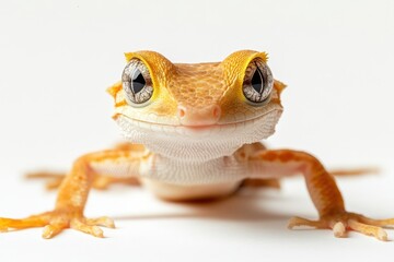 Adorable baby gecko with big eyes