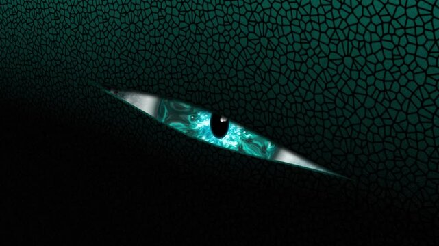 dragon eye, motion graphic, vfx, ojo animado