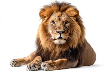 Fototapeta premium Majestic Male Lion Resting