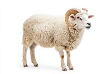 Obraz premium Majestic ram with large horns