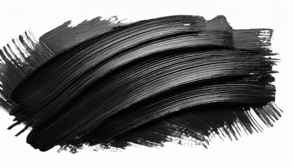 Highcontrast Closeup of Black Marker Paint Texture Against White Background, Showcasing Intricate Strokes and Layered Effects