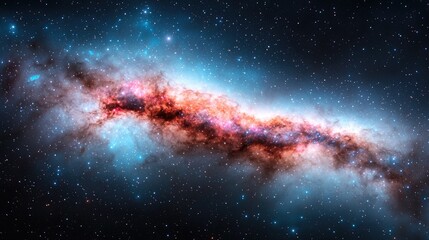 Fototapeta premium Cosmic Nebula Galactic Dust and Stars