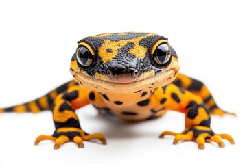 Close-up of a vibrant gecko