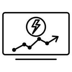 energy monitoring icon