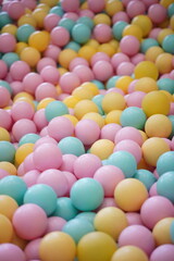 colorful balls at the playground
